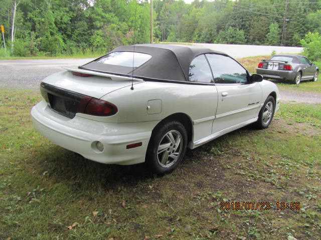 2000 PONTIAC SUNFIRE GT CONVERTIBLE
