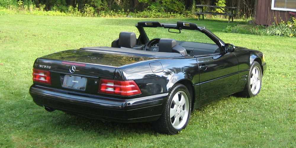 1999 MERCEDES-BENZ SL500 REAR